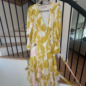Hutch Chiffon Long-Sleeve Maxi Dress - never worn but no tags